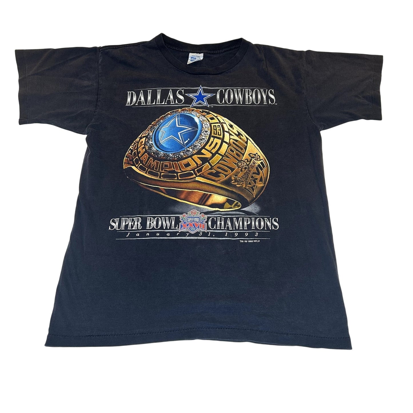 Vintage 1993 Dallas Cowboys Super Bowl Ring T-Shirt