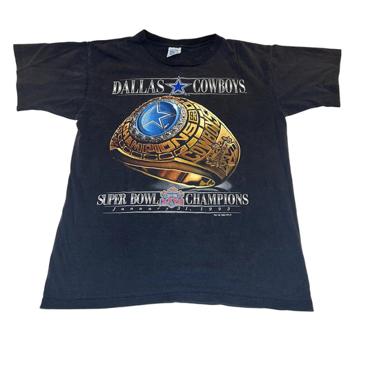 Vintage 1993 Dallas Cowboys Super Bowl Ring T-Shirt