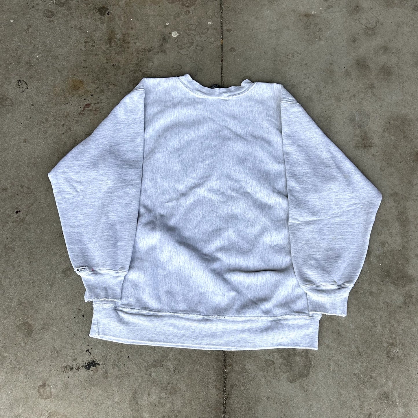 Vintage Iowa University Crewneck XL Stained