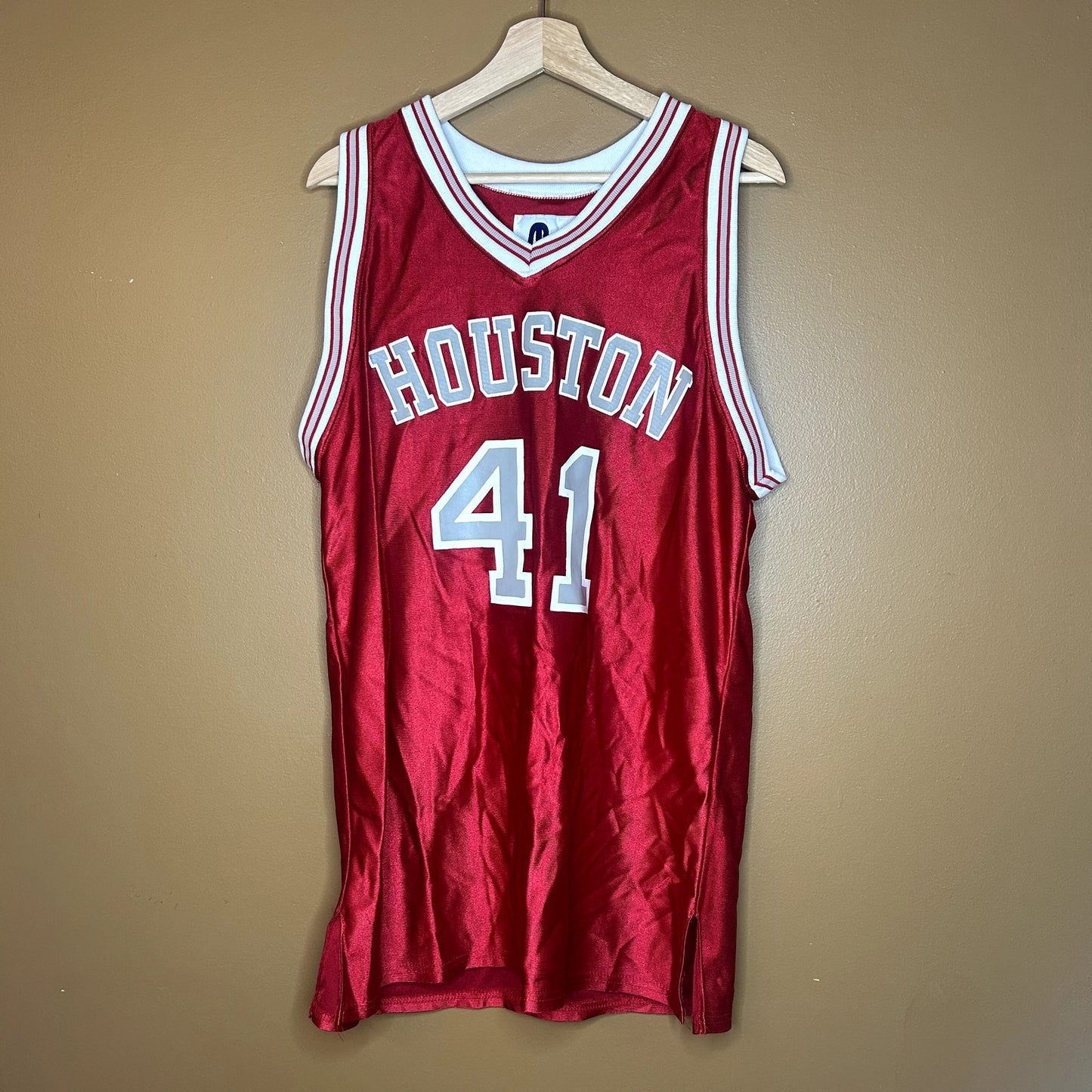 Vintage Houston College Basketbll Jersey Large