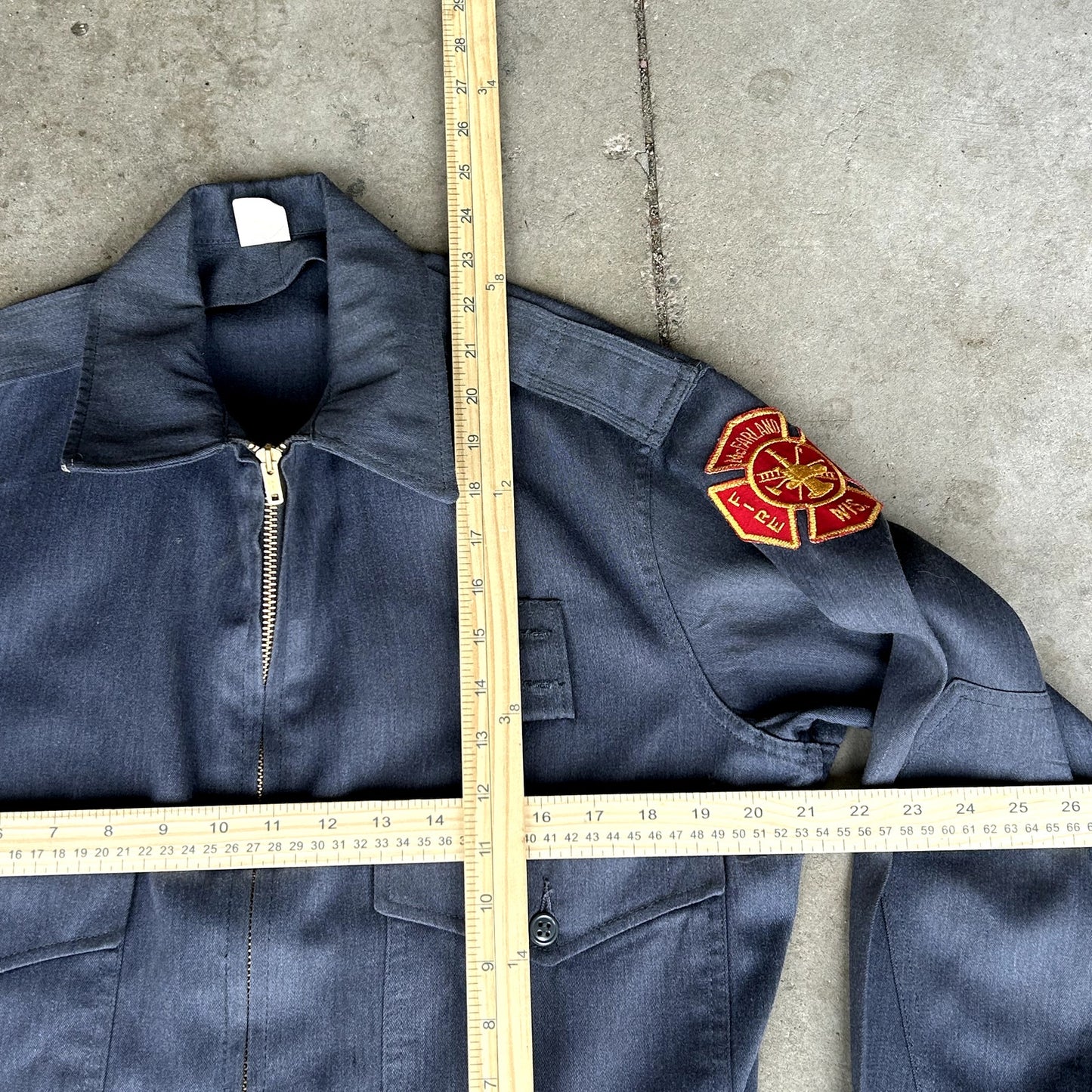True Vintage 1960s Fire Mans Jacket