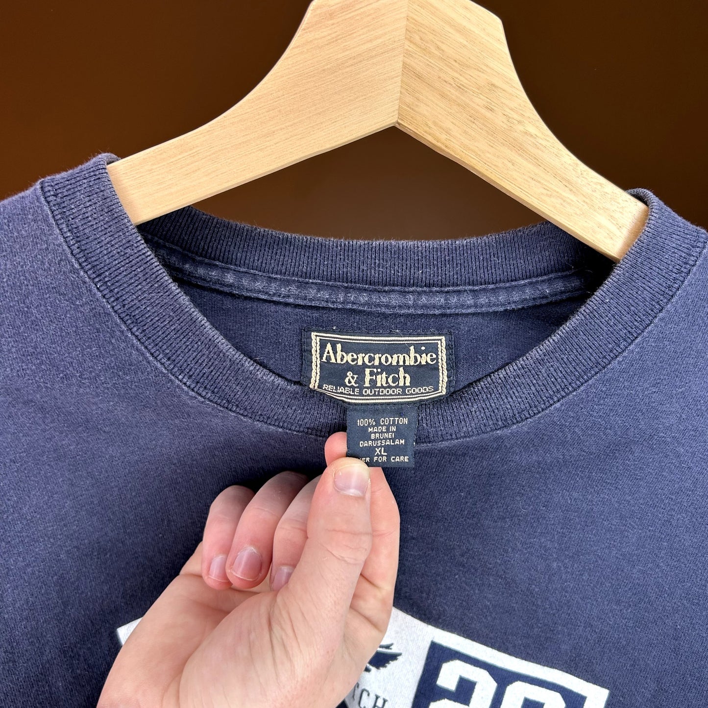 Vintage Abercrombie & Fitch Long Sleeve T-Shirt Foot Wing XL