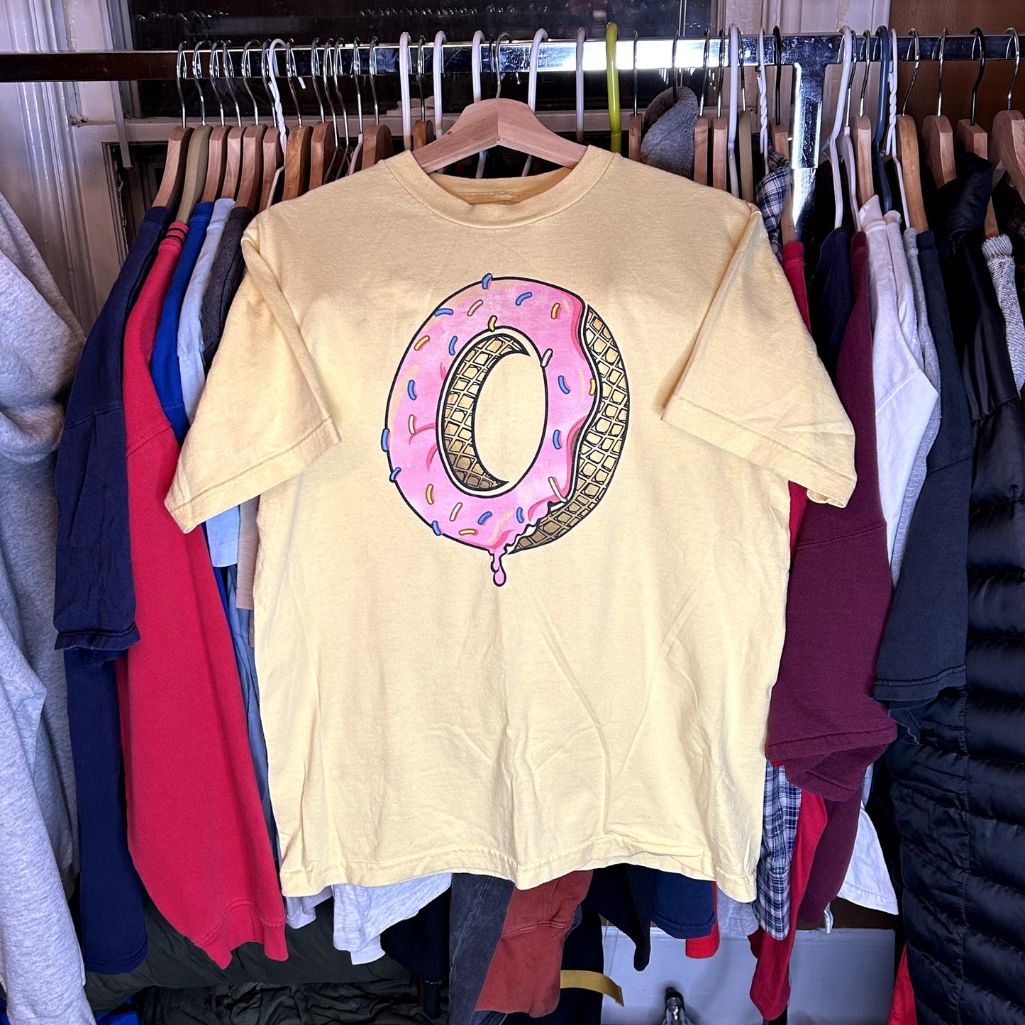 Y2K Odd Future Donut T-Shirt Medium