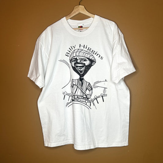 Vintage 90s Jazz Billy Higgins Charicature T-Shirt XL