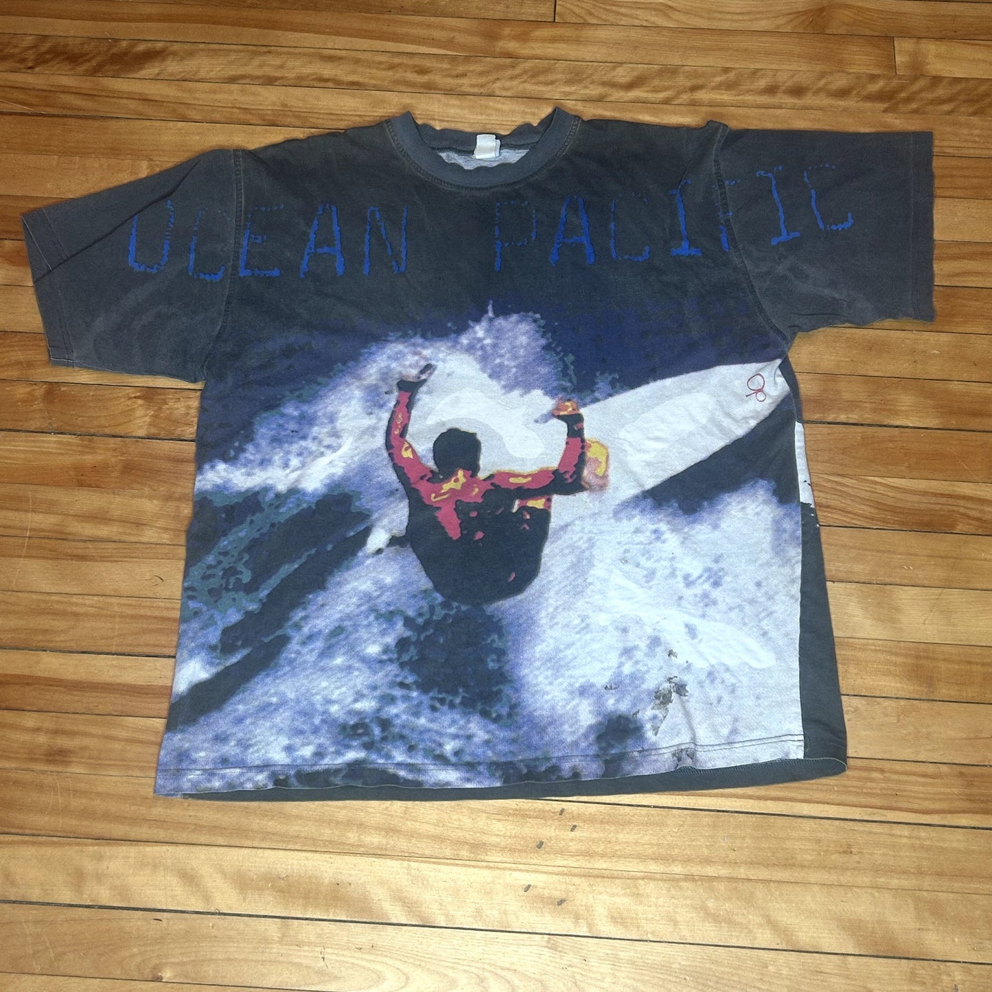 Crazy Vintage 90s Ocean Pacific Surfer AOP XL
