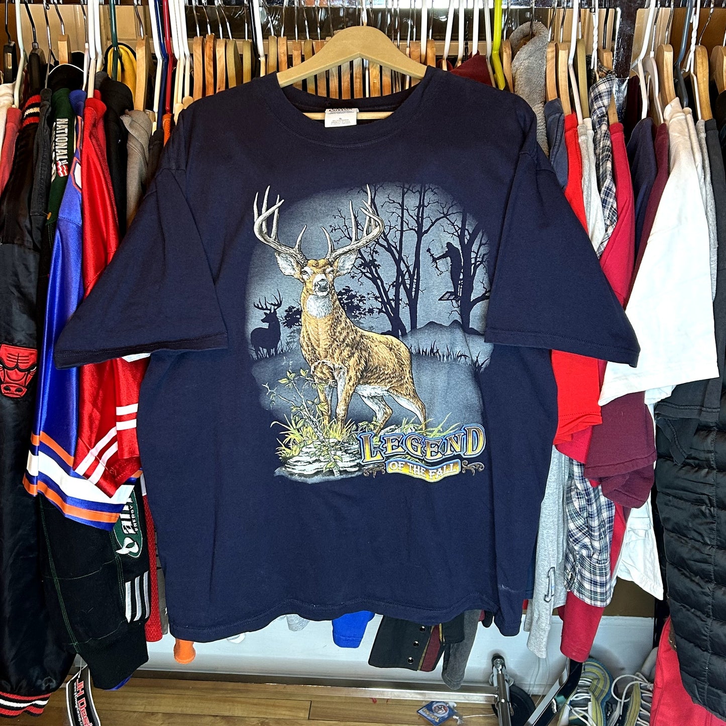 Y2K Hunting Deer T-Shirt XL