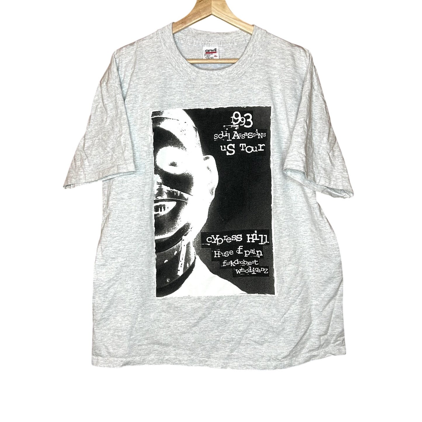 Crazy Vintage 1993 Soul Assasin/Cypress Hill/House of Pain T-shirt