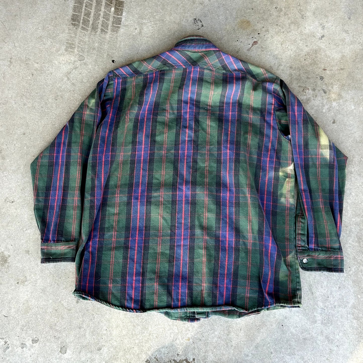 Vintage Oshkosh B'Gosh Flannel Sunfaded XLT