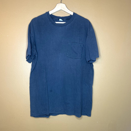 True Vintage Hanes Black Pocket T-Shirt
