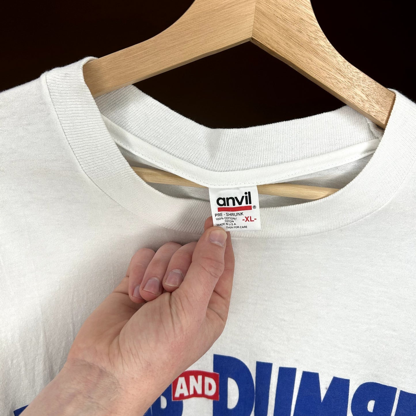 Vintage Dumb & Dumber Movie Promo T-Shirt 90s 1994