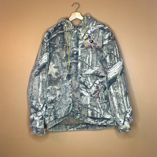 Y2K Mossy Oak Camo Jacket Large