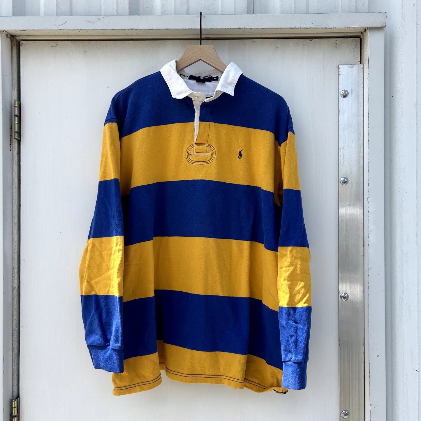 Polo Sport Rugby Blue & Yellow XL