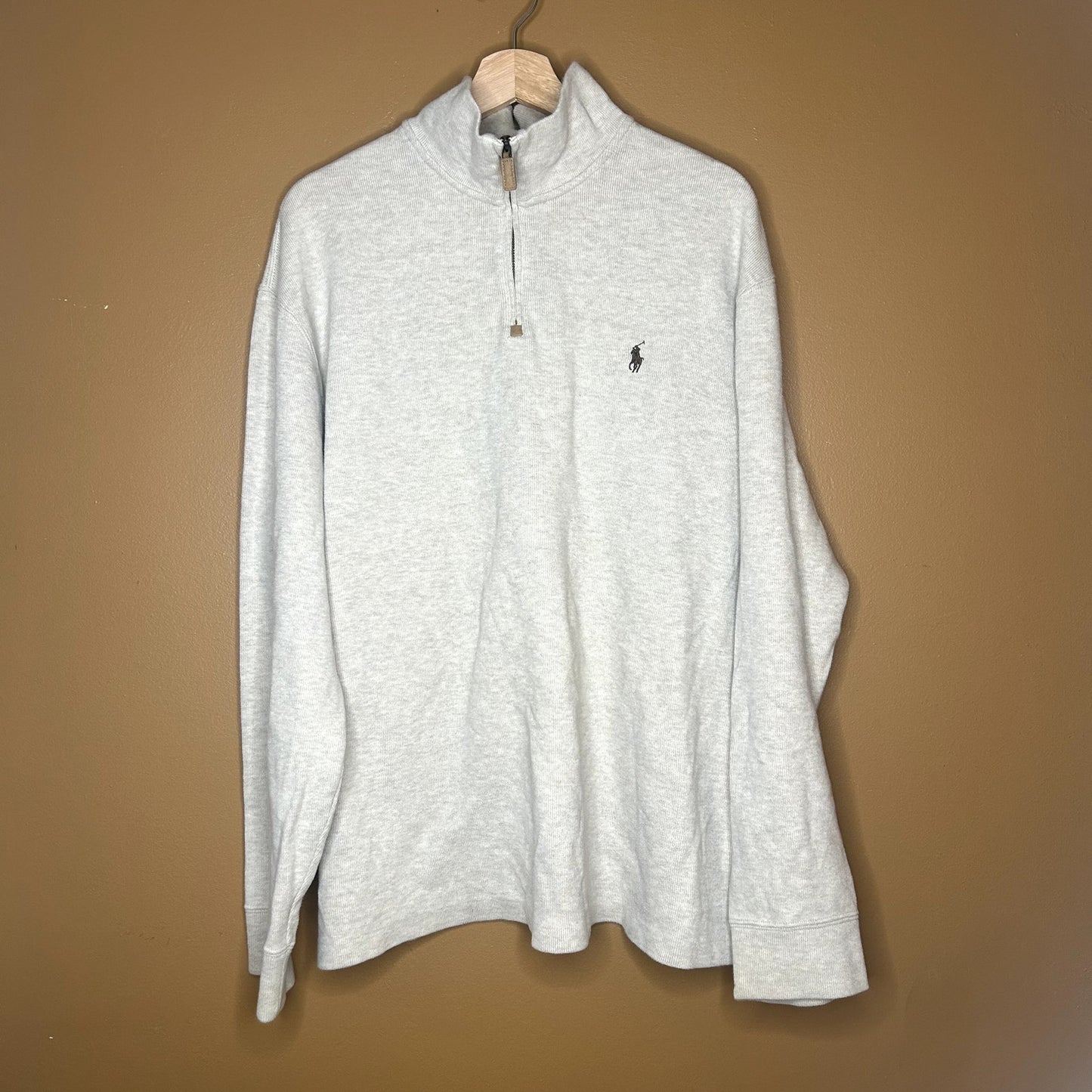Modern Polo Quarter Zip Sweater XL