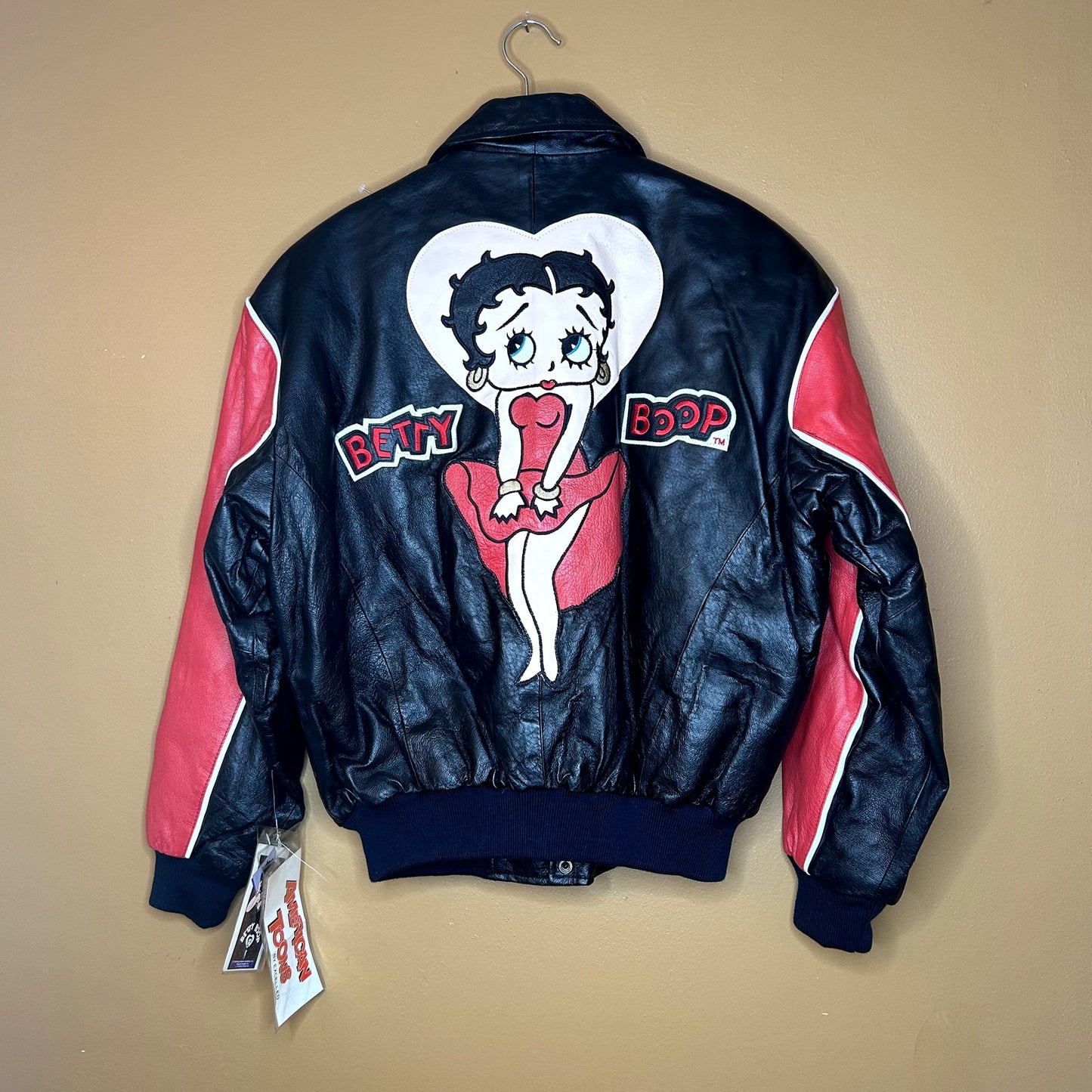 Vintage Betty Boop Leather Jacket American Toons By Excelled Leather