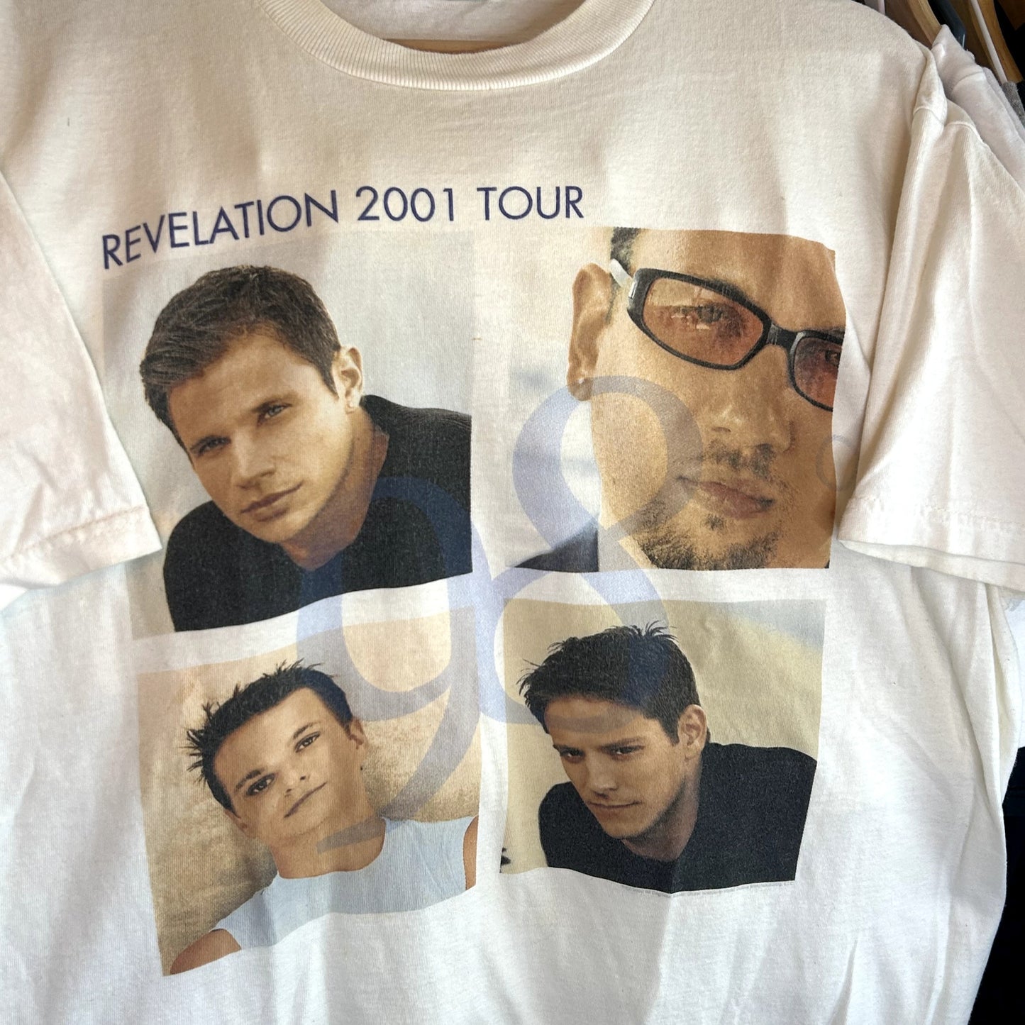 Y2K 98 Degrees Revelation 2001 Tour T-Shirt Large