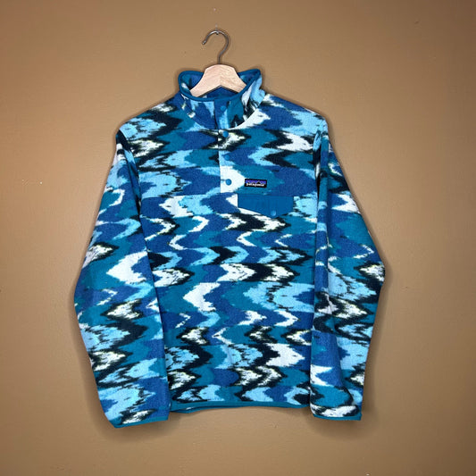 Rare Patagonia Synchilla Snap Trout Tales Medium