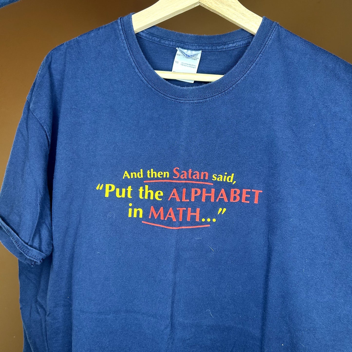 Y2K Funny Satan Math T-Shirt