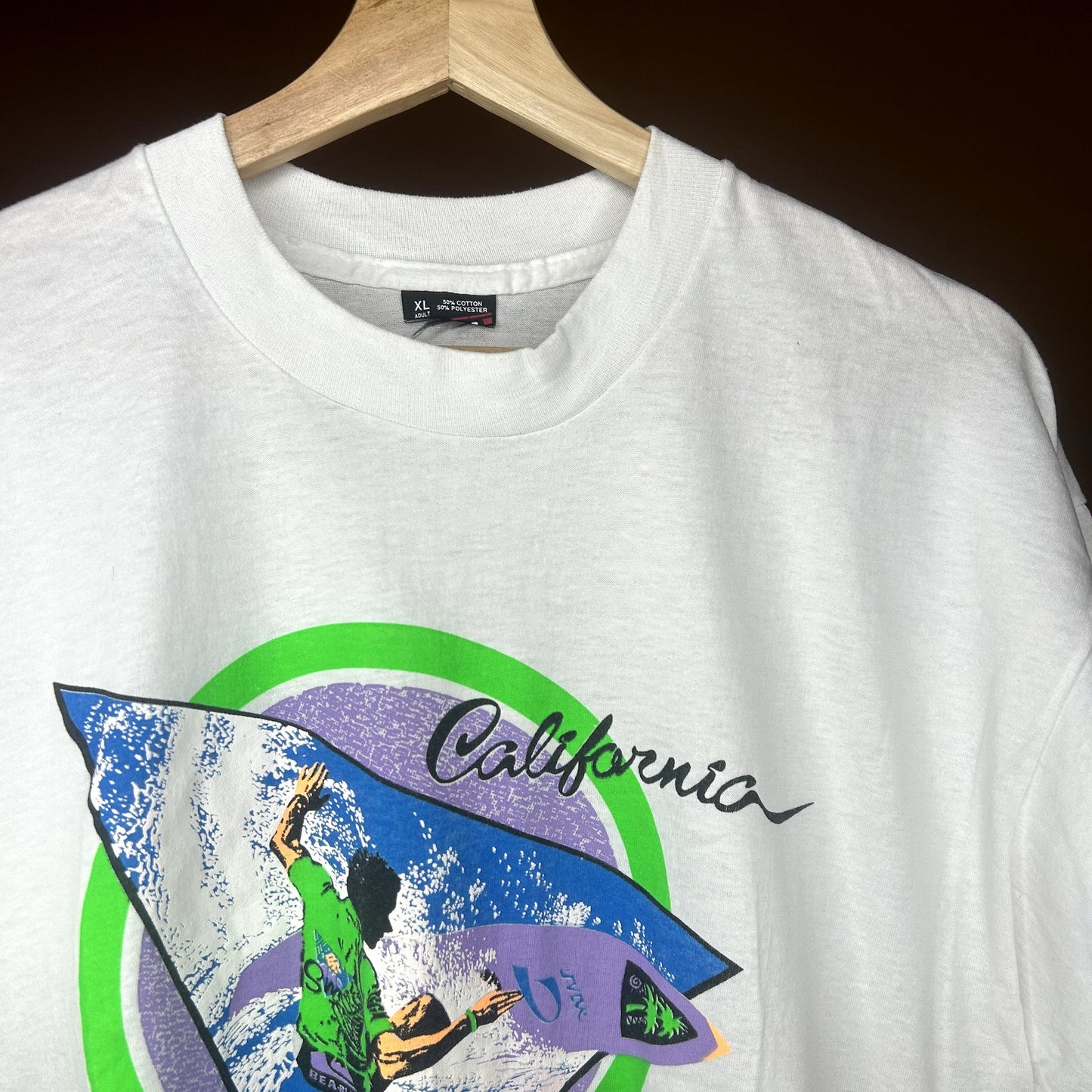 Vintage 90s California Surfing Graphic T-Shirt