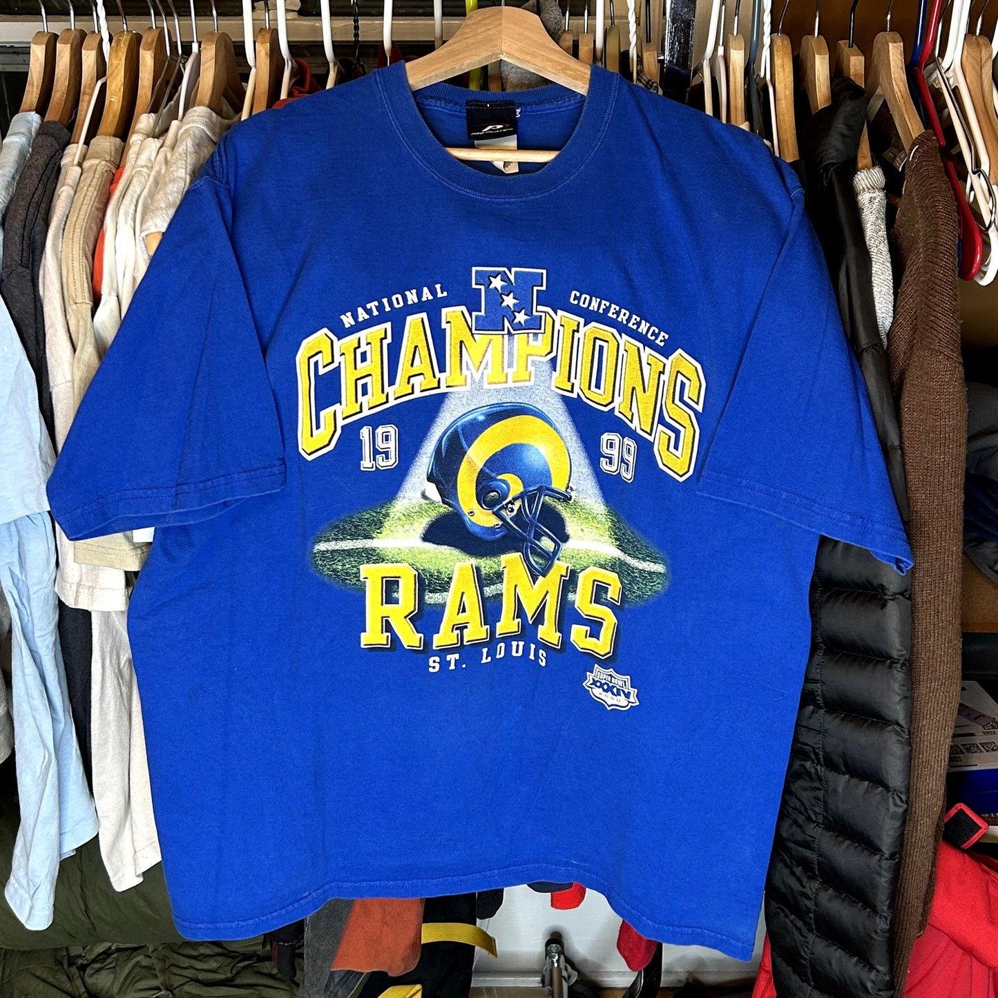 Vintage 1999 St. Louis Rams Pro Player T-Shirt XL