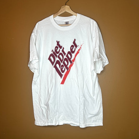 Y2K Diet Dr Pepper White T-Shirt XL