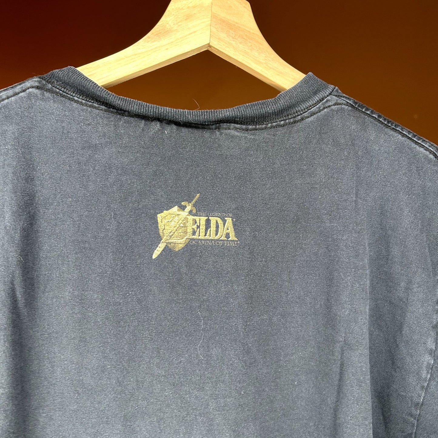 Y2K Zelda Ocarina Of Time Gaming Shirt Faded Medium