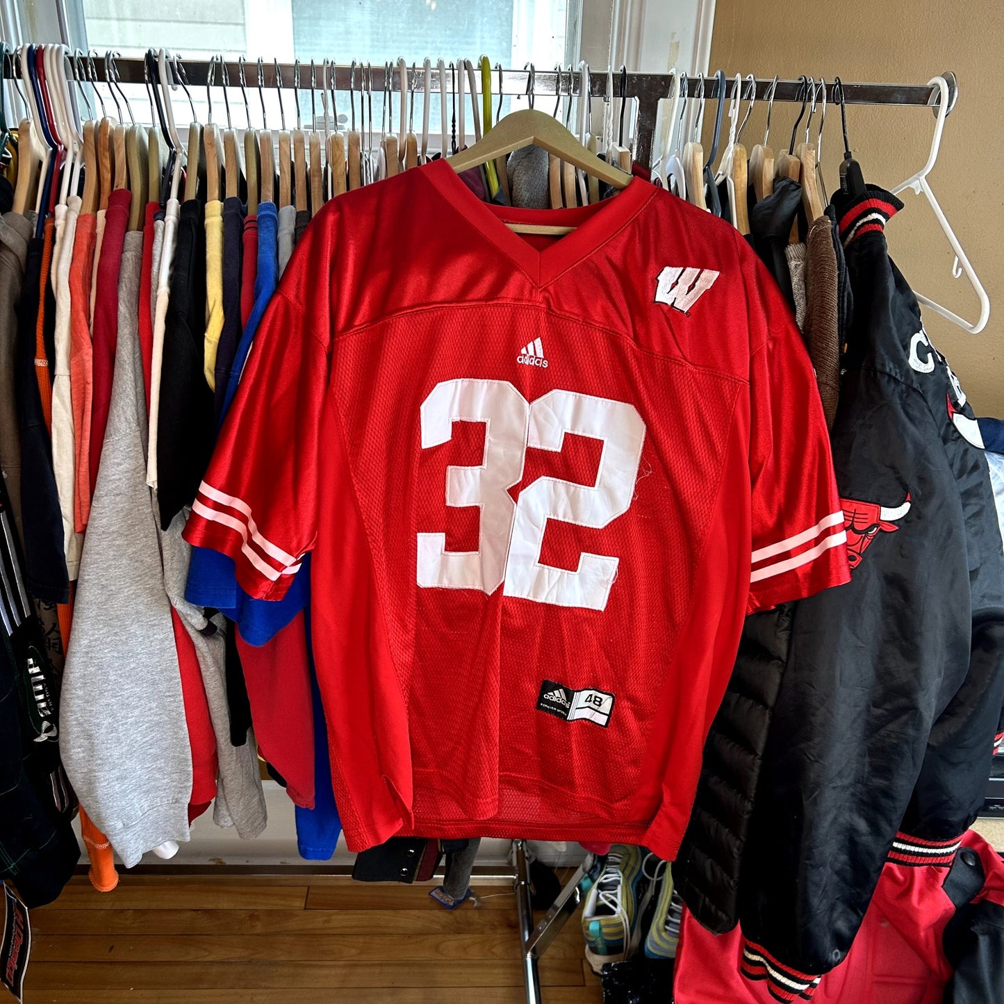Y2K Wisconsin Badgers John Clay Jersey 48