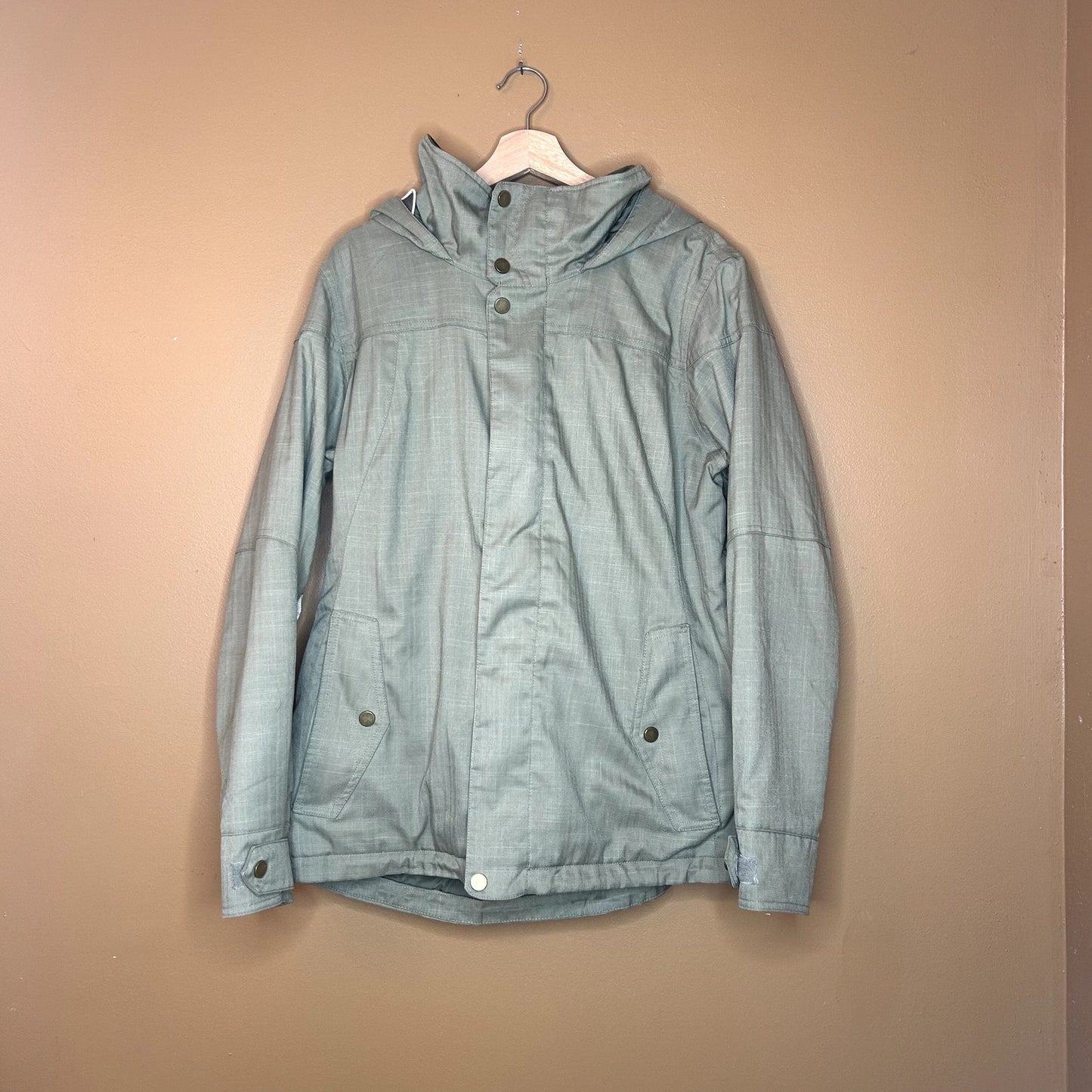 Green/Tan Burton Skiing Coat XL