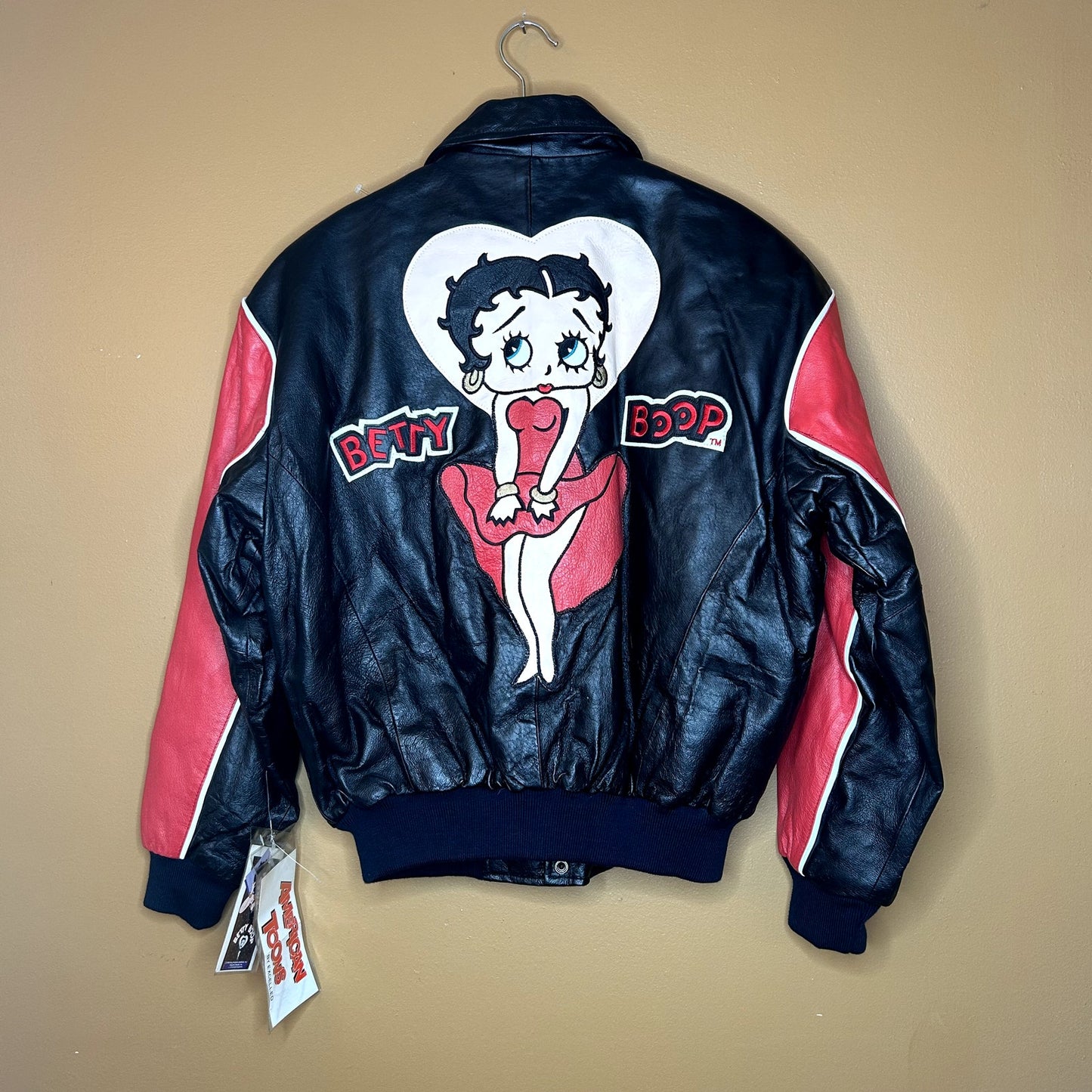 Vintage Betty Boop Leather Jacket American Toons By Excelled Leather