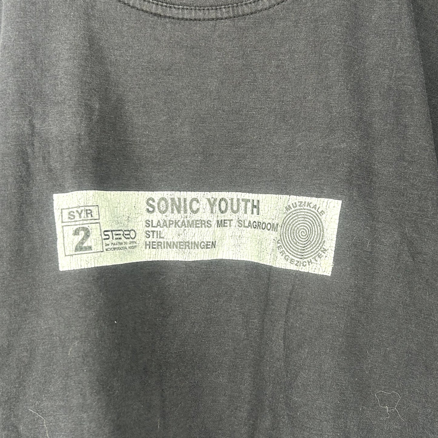 Vintage 90s Foreign German Sonic Youth tour T-Shirt RARE