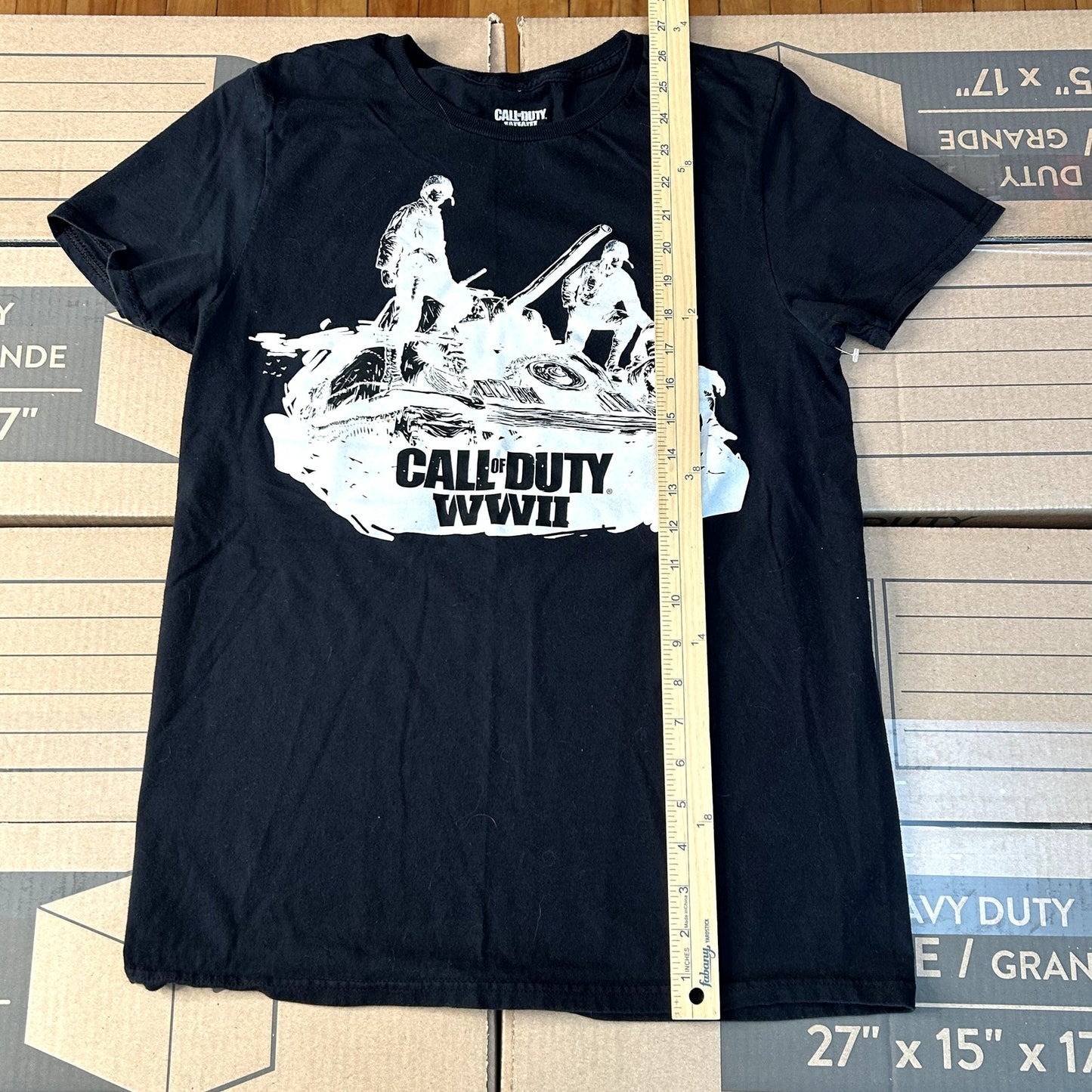 Modern COD WW2 Black T-Shirt Medium