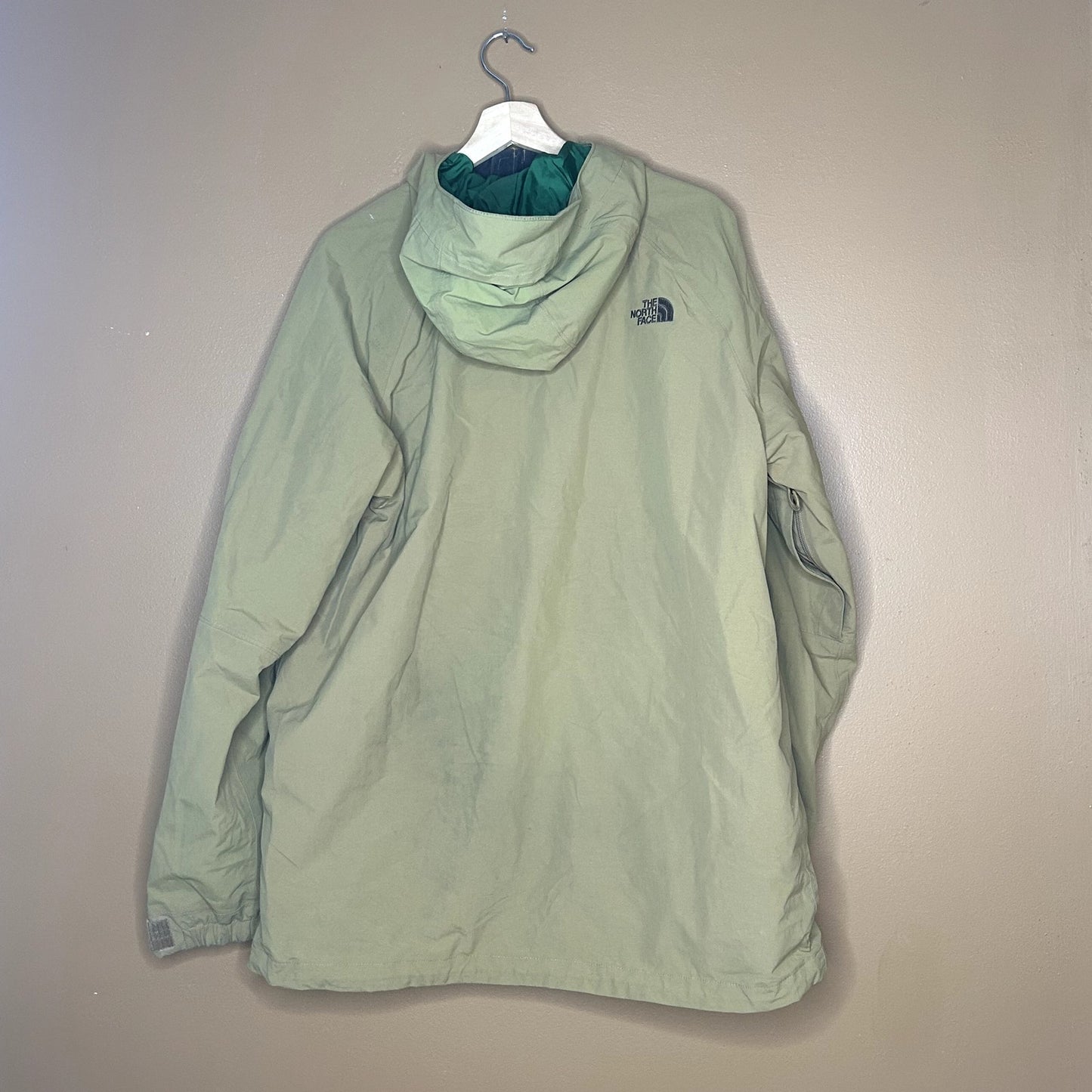 The North Face Hyvent Tan / Brown Rain Jacket Large