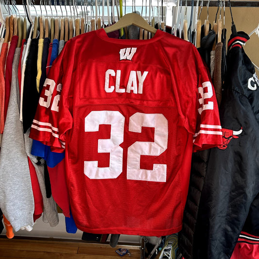 Y2K Wisconsin Badgers John Clay Jersey 48