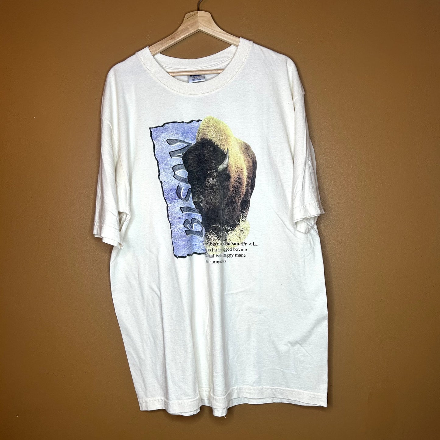 Vintage 90s Bison Graphic T-Shirt XL