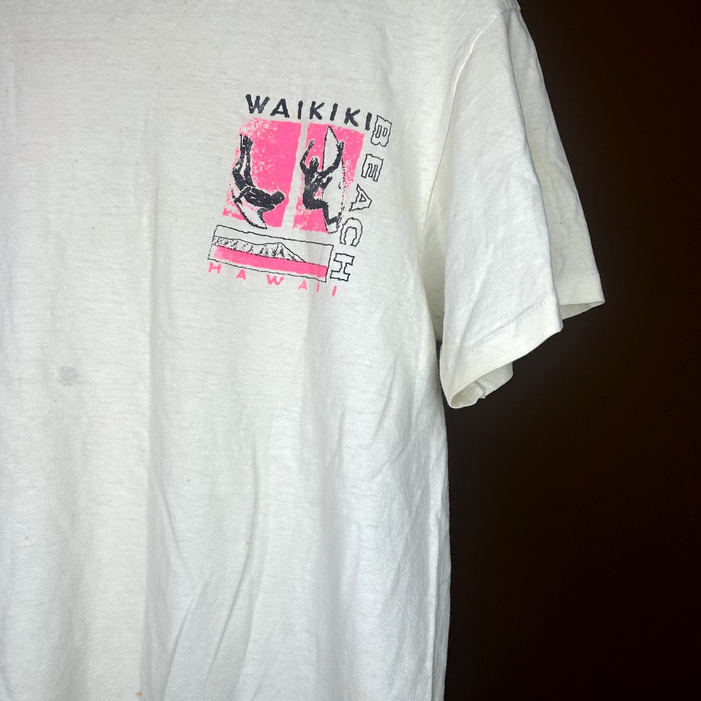 Vintage 90s Waikiki Surfer T-Shirt Fader