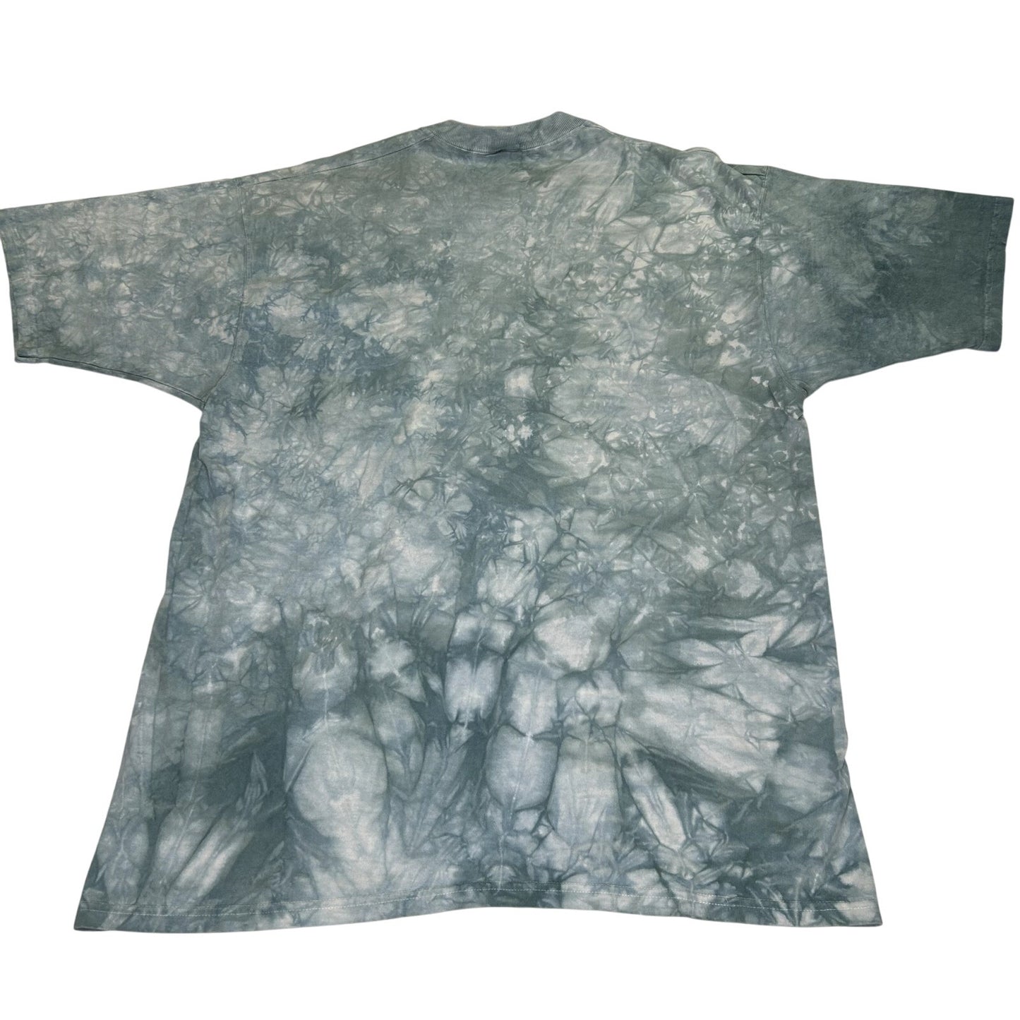 Vintage 1997 Star Wars Liquid Blue Yoda Tie Dye T-shirt