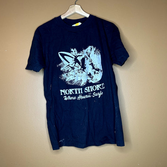 Vintage 90s North Shore Surfing T-Shirt Large