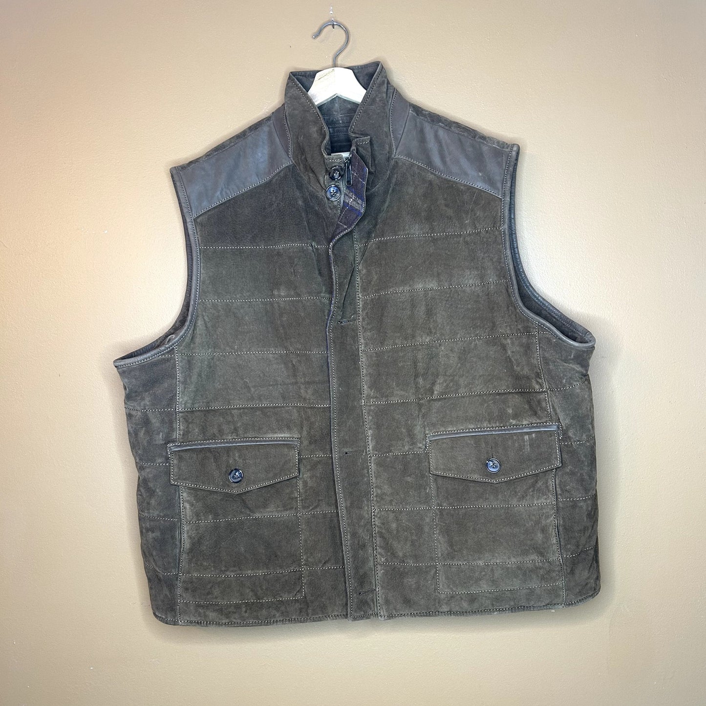 Roundtree and Yorke Genuine Leather Vest 3XL