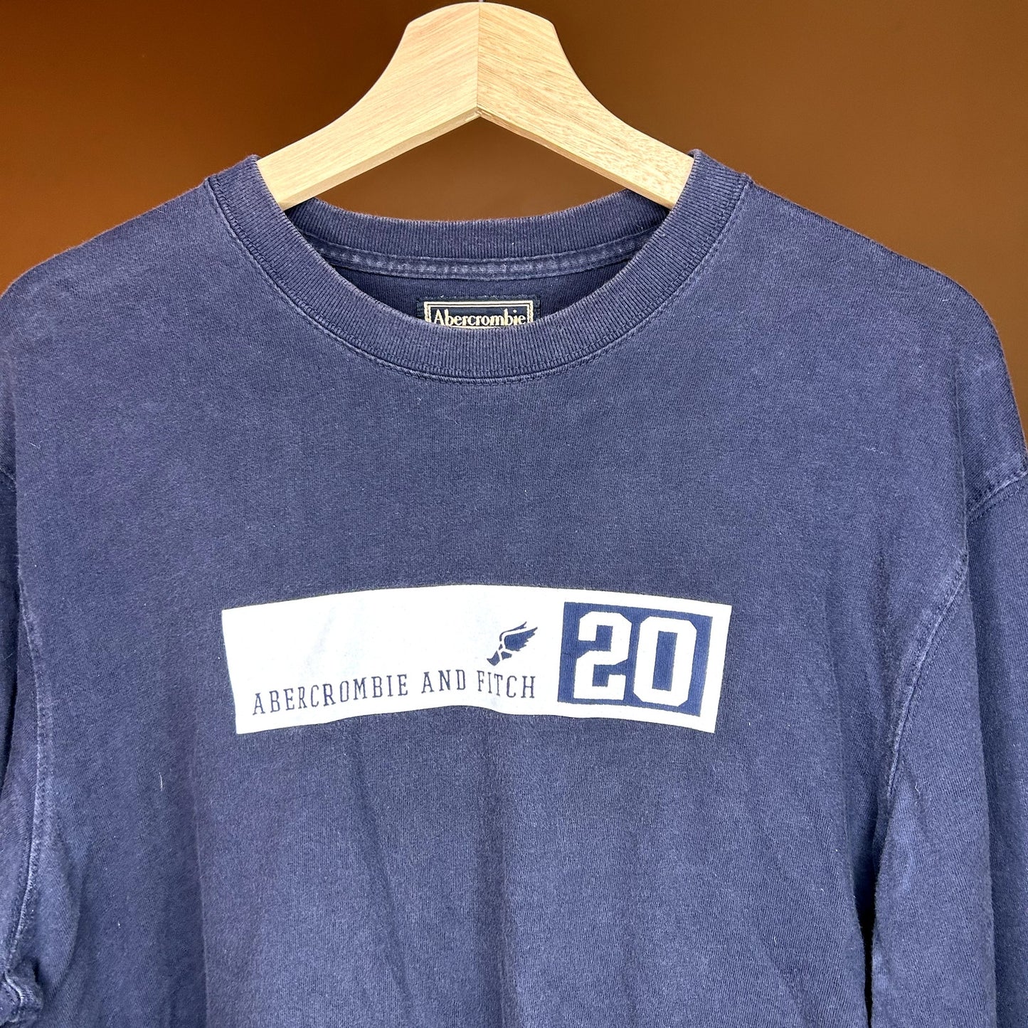 Vintage Abercrombie & Fitch Long Sleeve T-Shirt Foot Wing XL