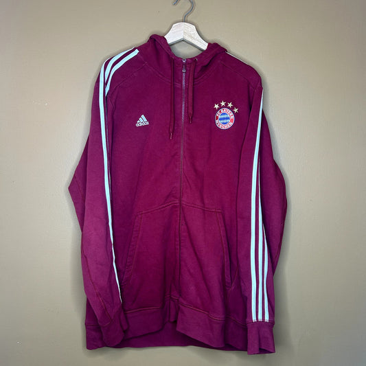 Adidas Bayern Munich Zip-Up Hoodie XXL