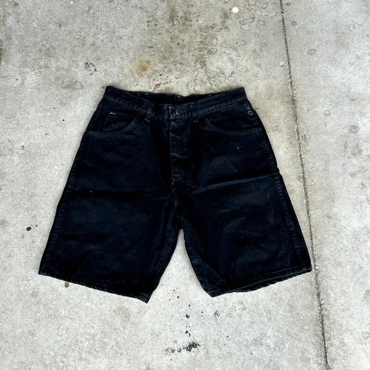 Y2K Black Wrangler Jorts