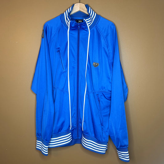 Y2K Blue Akademiks Zip-Up Track Jacket XXL