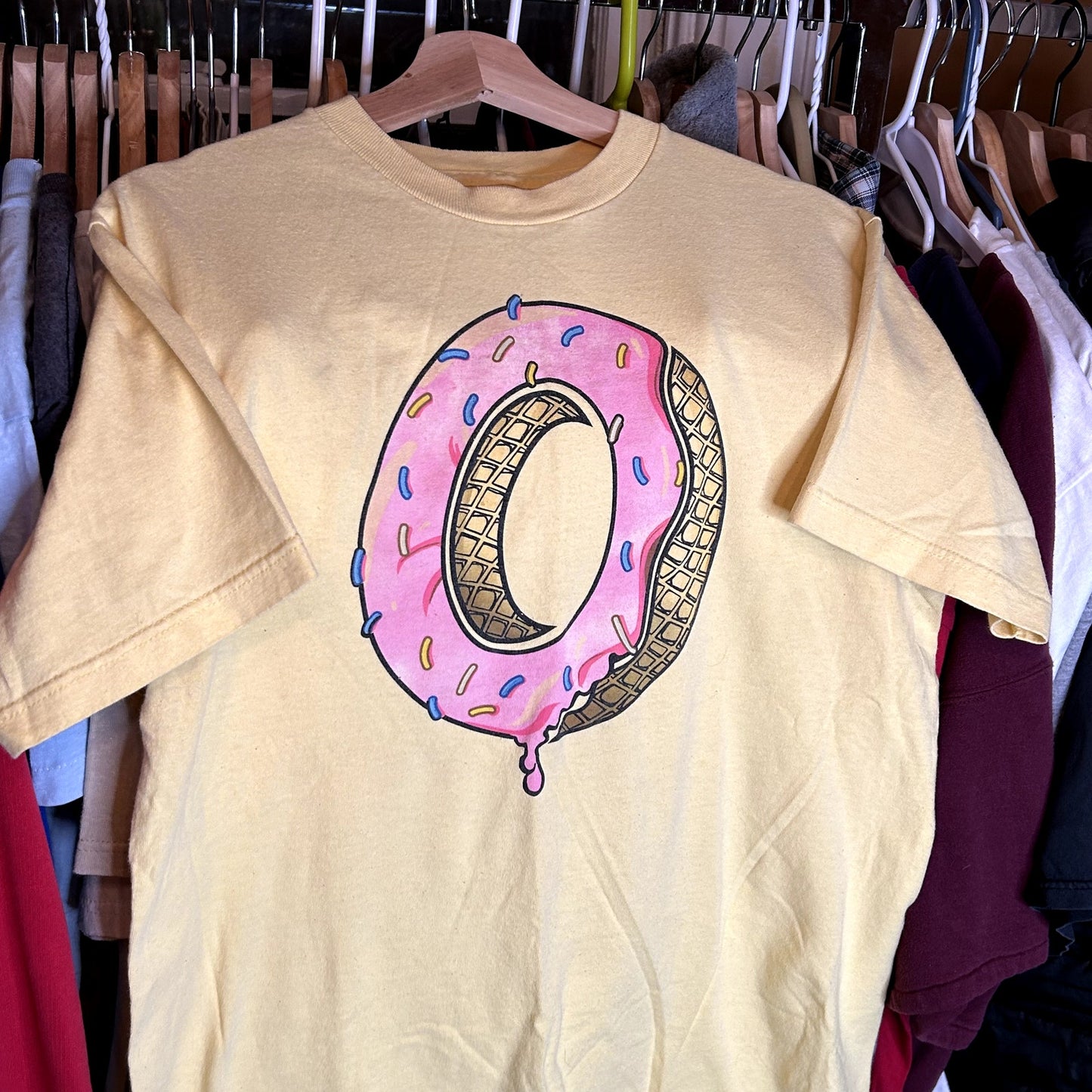Y2K Odd Future Donut T-Shirt Medium