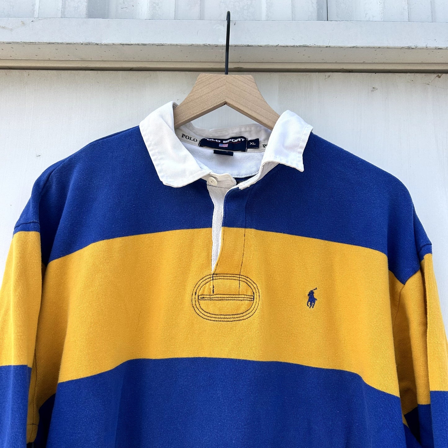 Polo Sport Rugby Blue & Yellow XL
