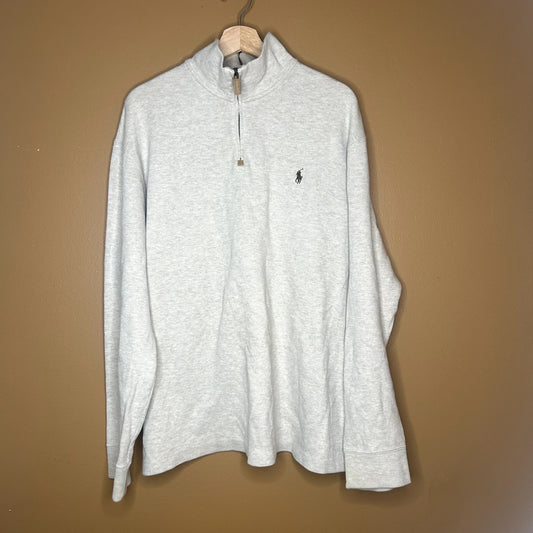 Modern Polo Quarter Zip Sweater XL