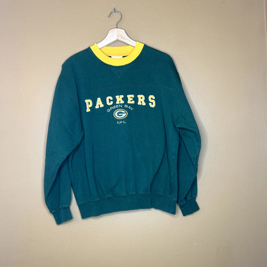 Y2K NFL Green Bay Packers Crewneck Large