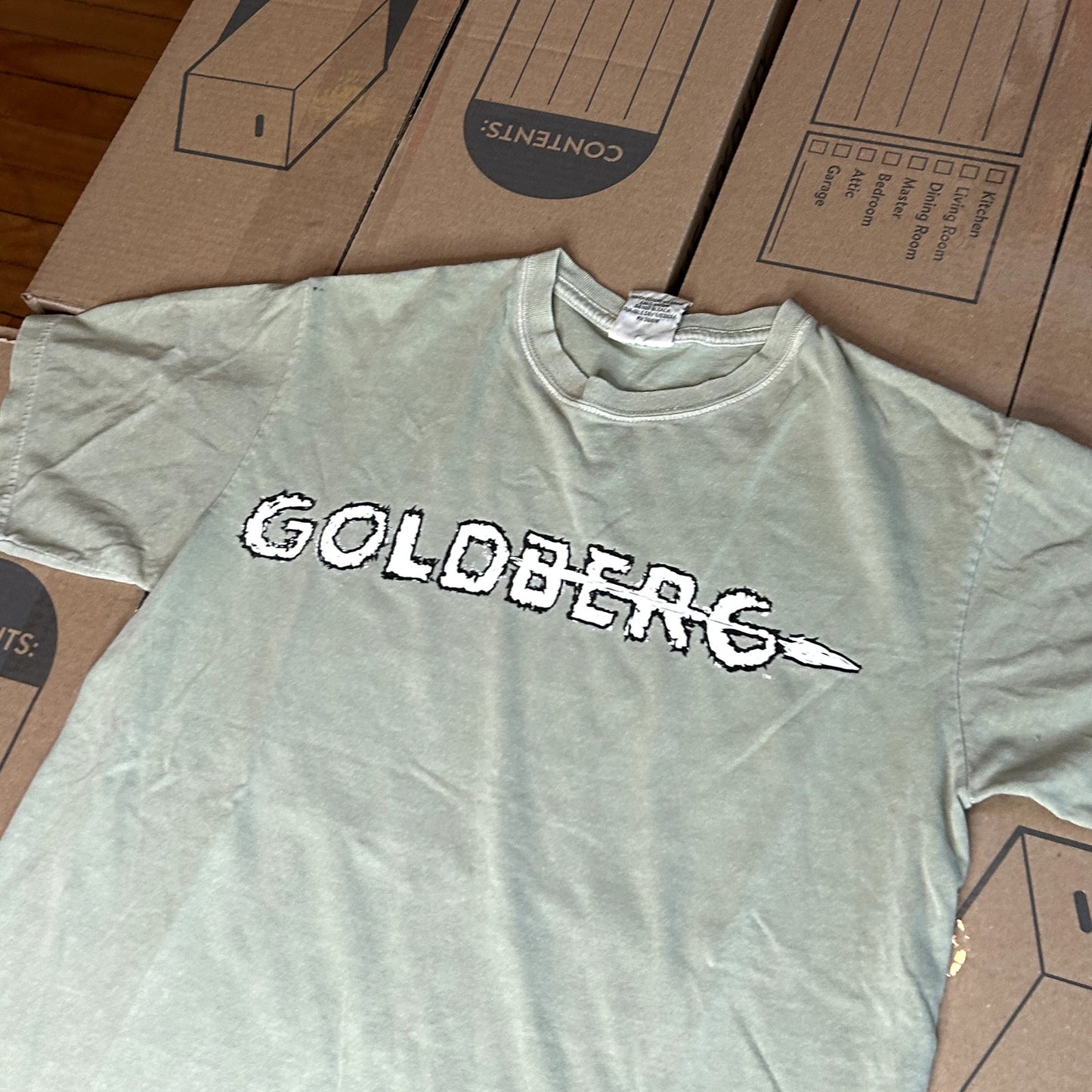Vintage Y2K Goldberg WWF T-Shirt Small