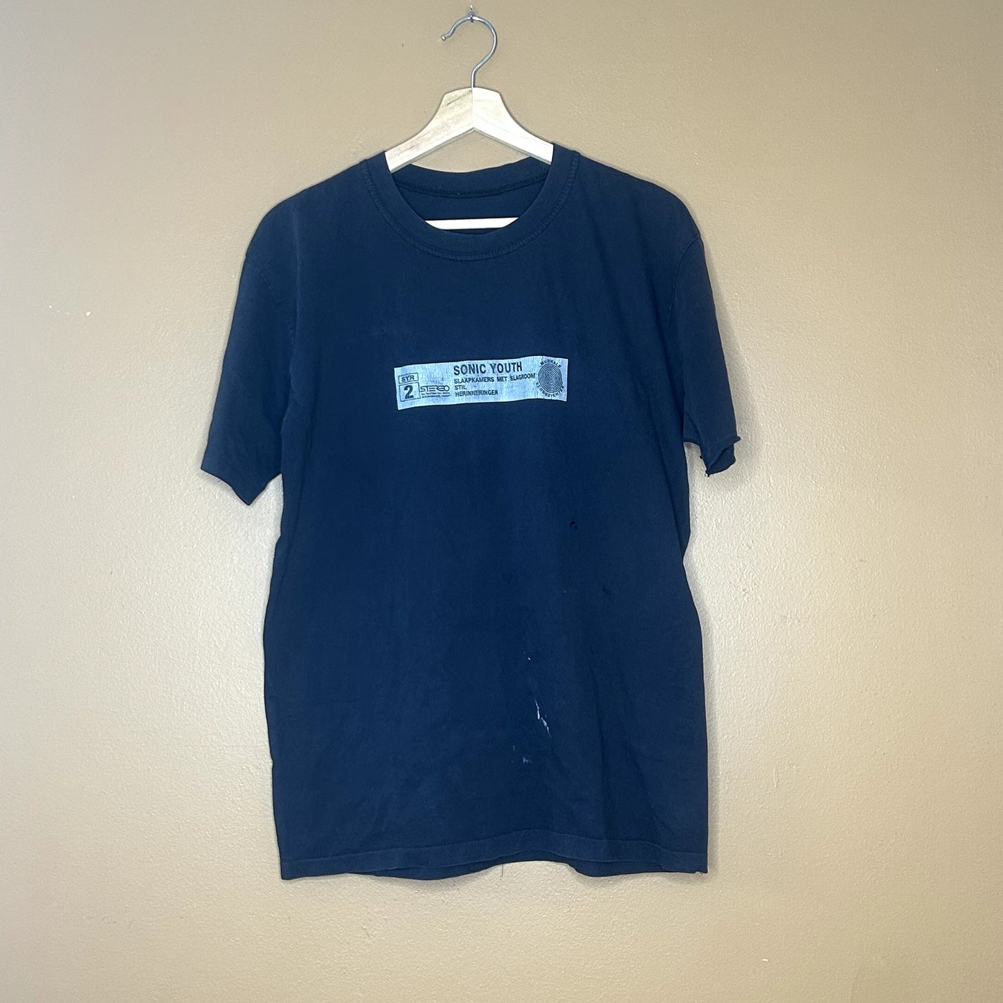 Vintage 90s Foreign German Sonic Youth tour T-Shirt RARE