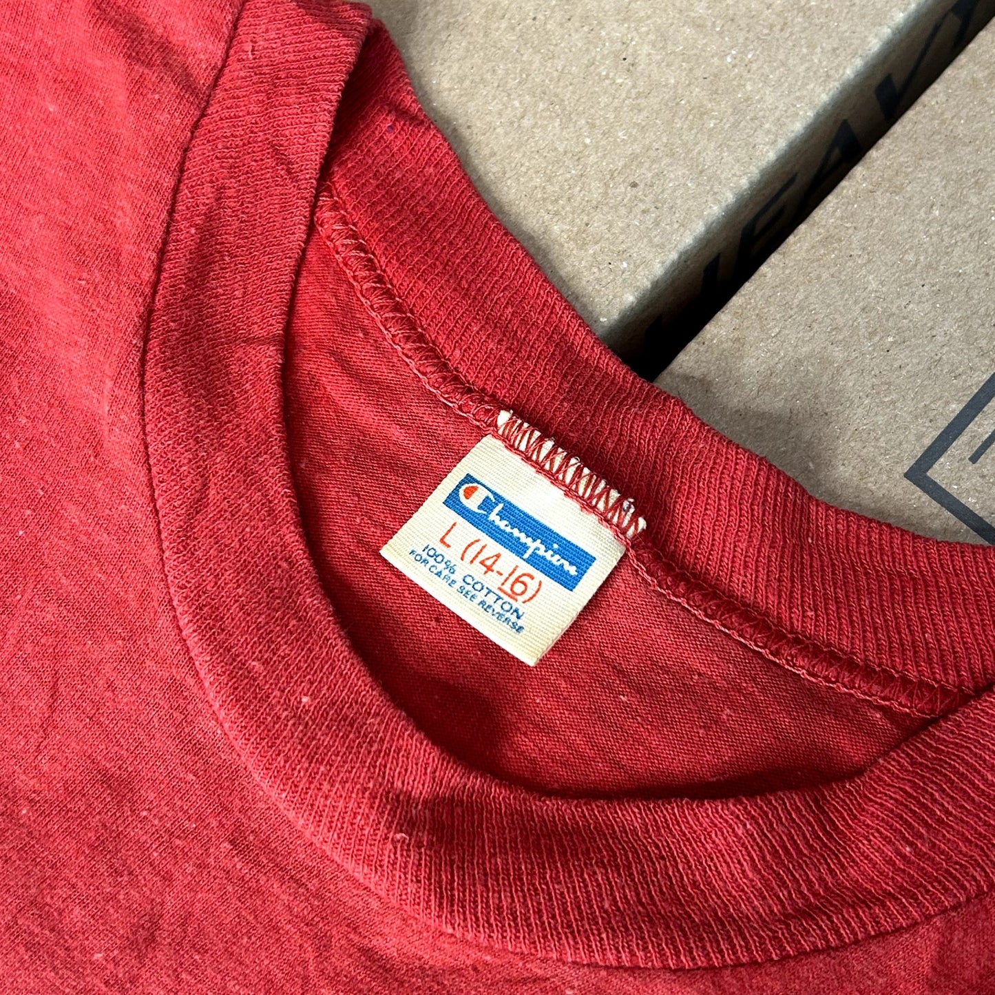 Vintage 1970s Wisconsin Badgers Triple A Champion Blue Bar T-Shirt Youth Large