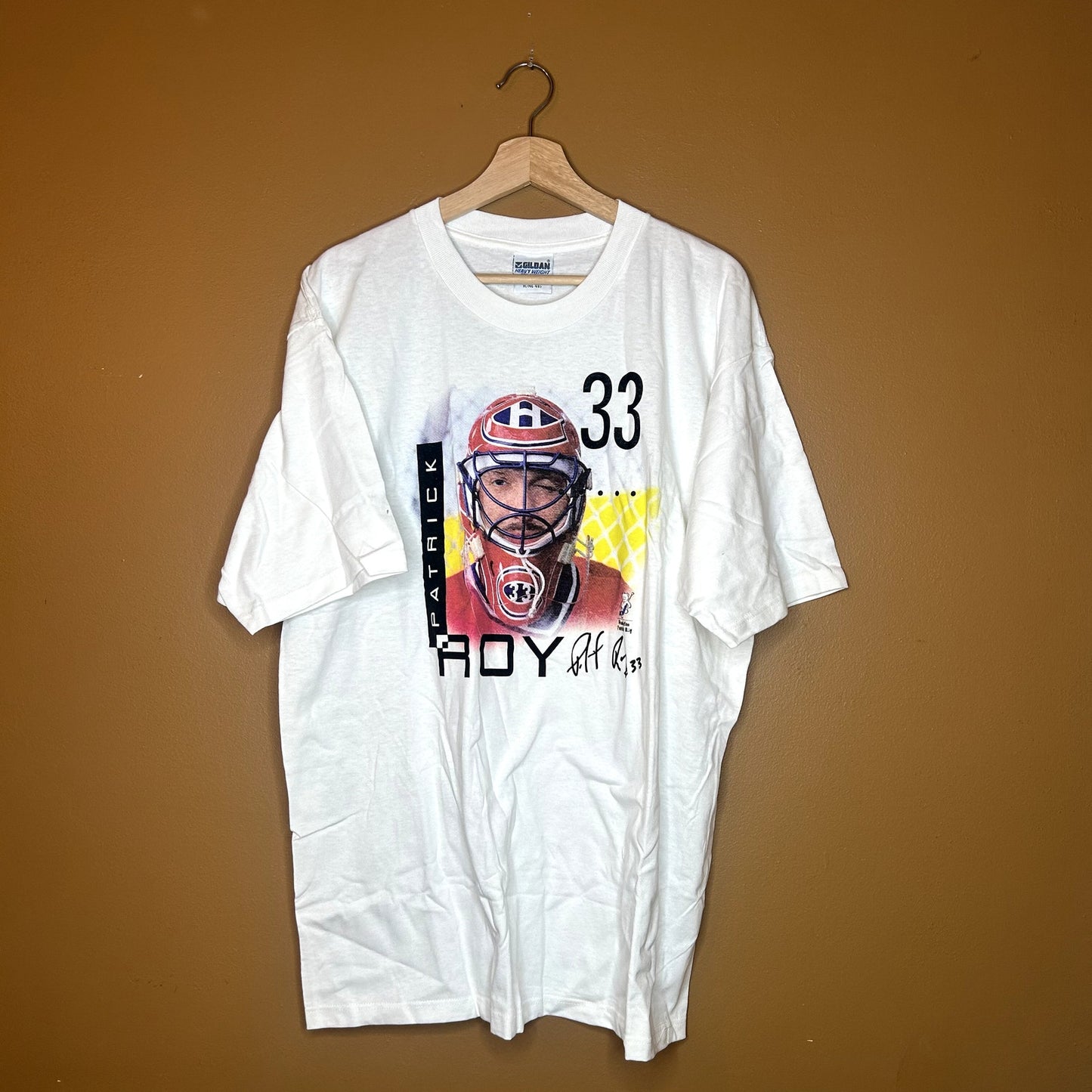Vintage Deadstock Patrick Roy Hockey T-Shirt XL