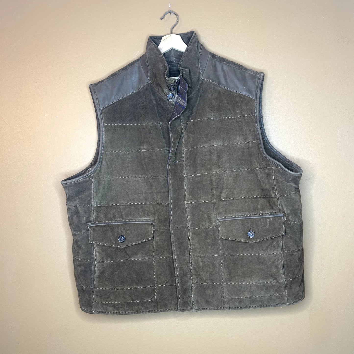 Roundtree and Yorke Genuine Leather Vest 3XL